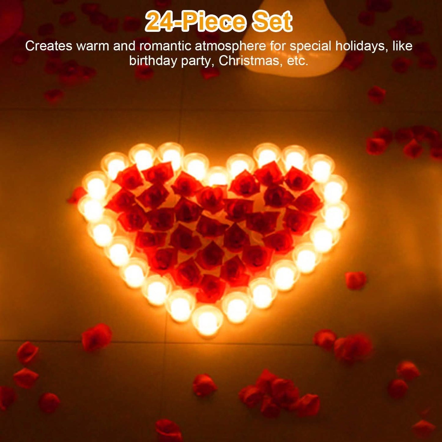 24-Piece: Flameless LED Tealight Candles DailySale