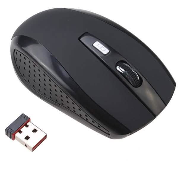 2.4GHz Wireless Optical Mouse USB Receiver Adjustable DPI for PC Laptop Desktop DailySale