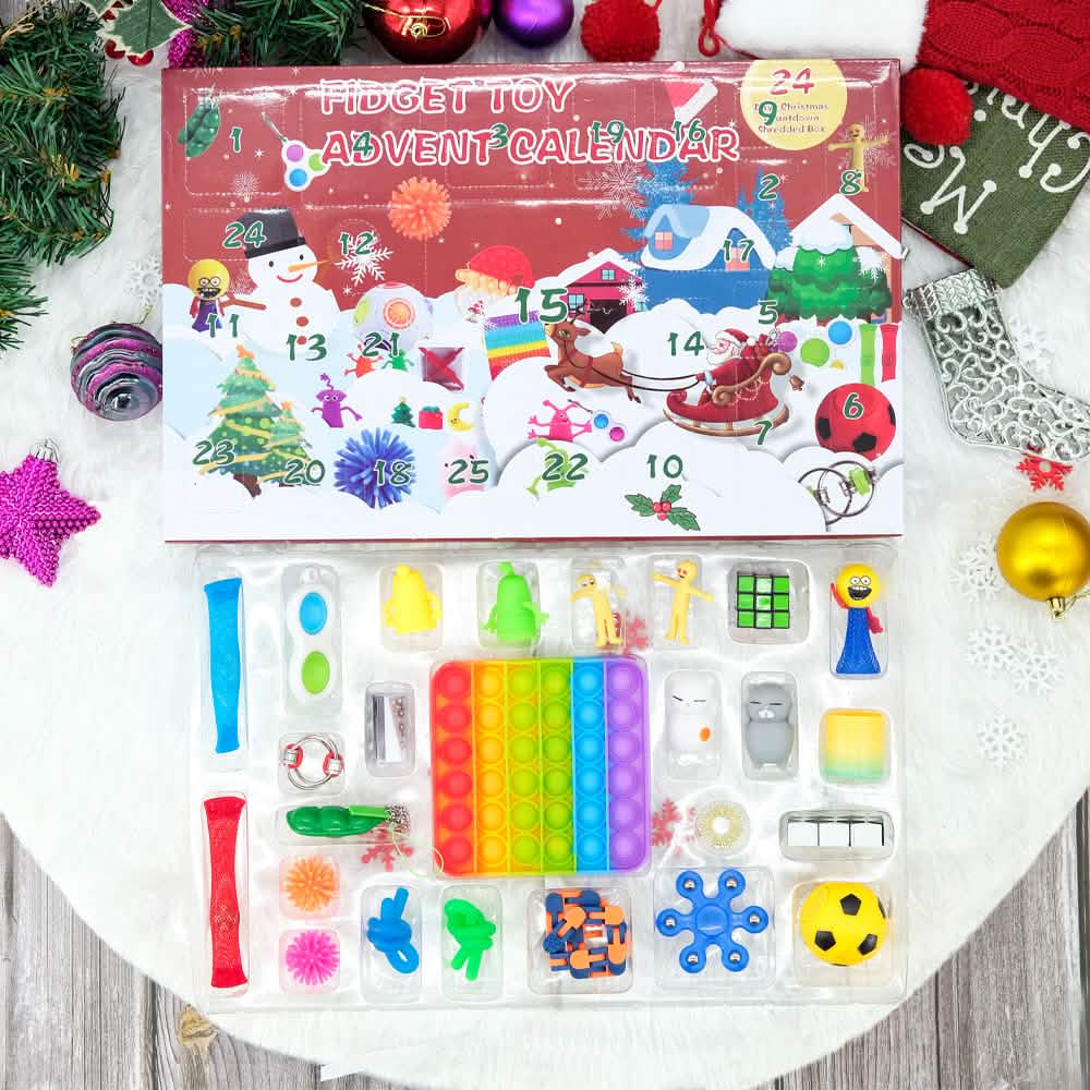 25-Piece: Christmas Advent Fidget Toy Calendar DailySale