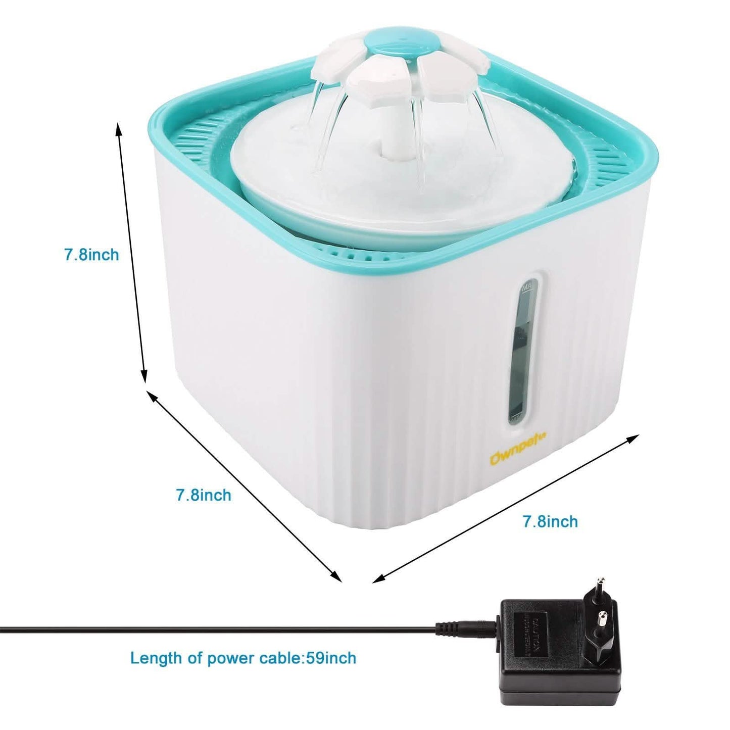 2.5L Super Quiet Cat Water Fountain Bowl Pet Drinking Dispenser DailySale