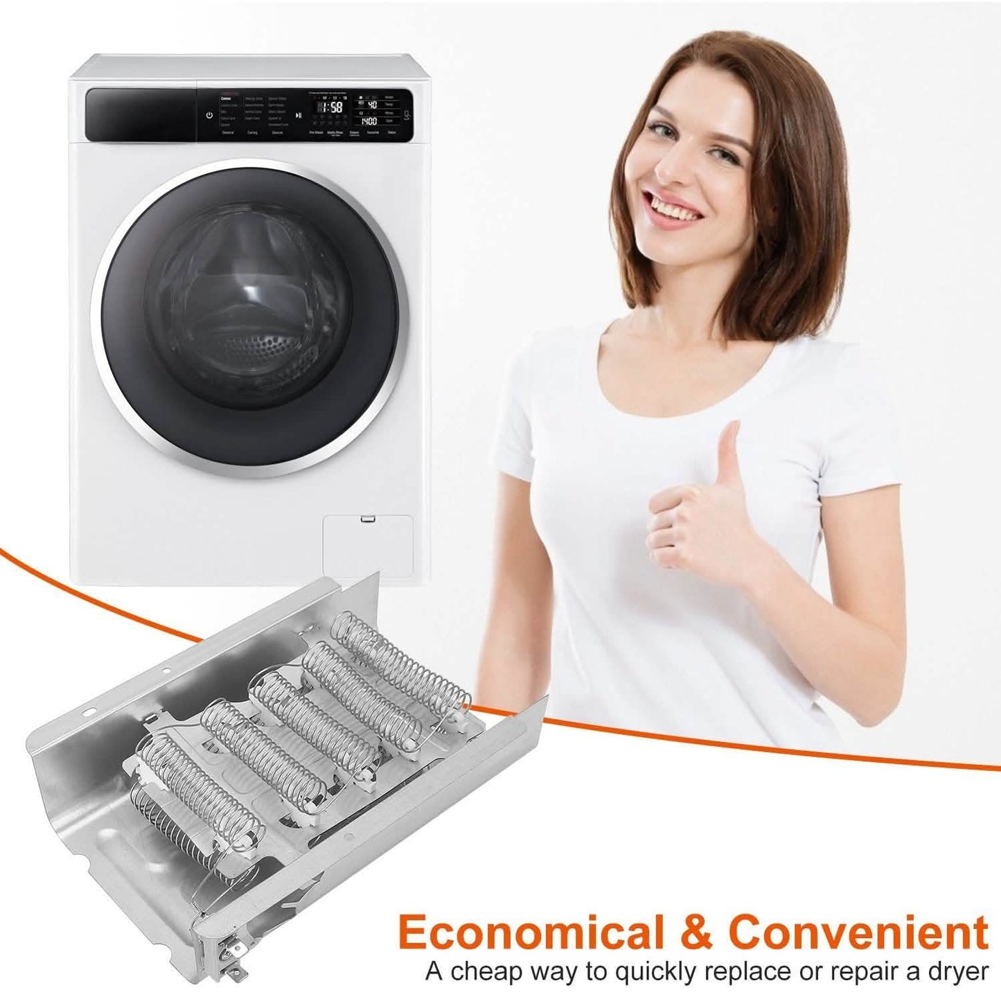 279838 Dryer Heating Element Assembly Replacement Part DailySale