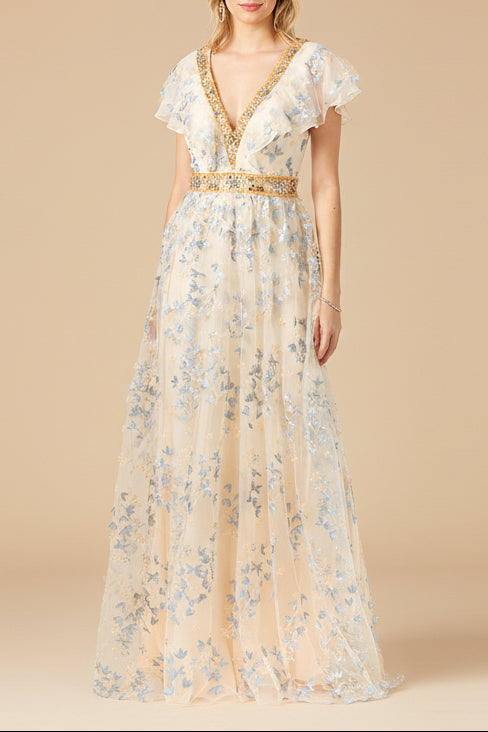 Lara 29966 - Lace, V-Neck Dress Lara New York