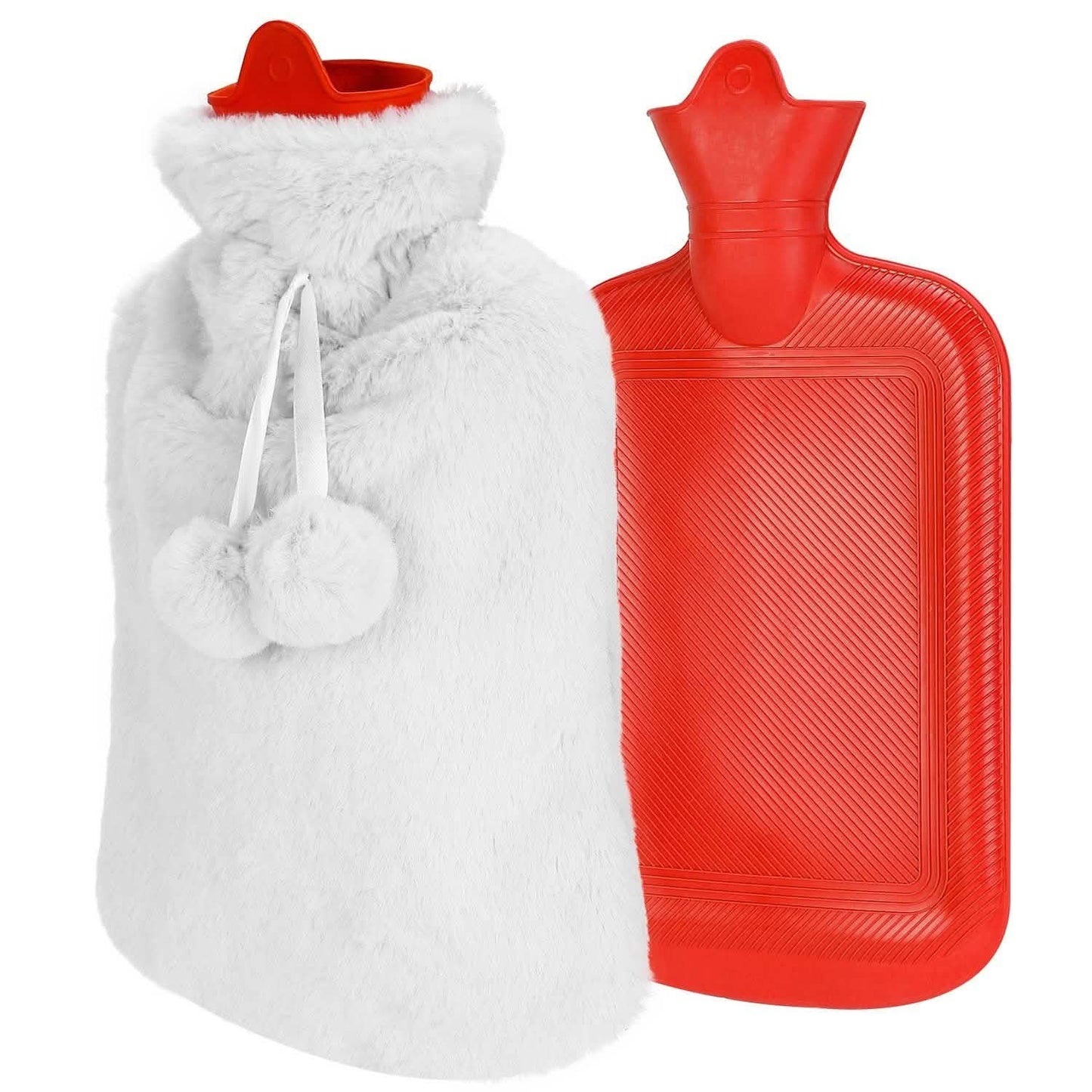 2L Hot Water Bottle with Plush Cover DailySale