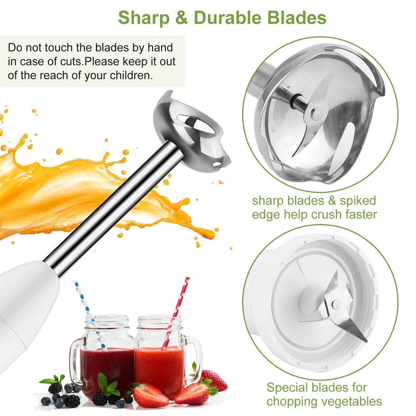 3-in-1 Immersion Hand Blender Multifunctional Stick DailySale