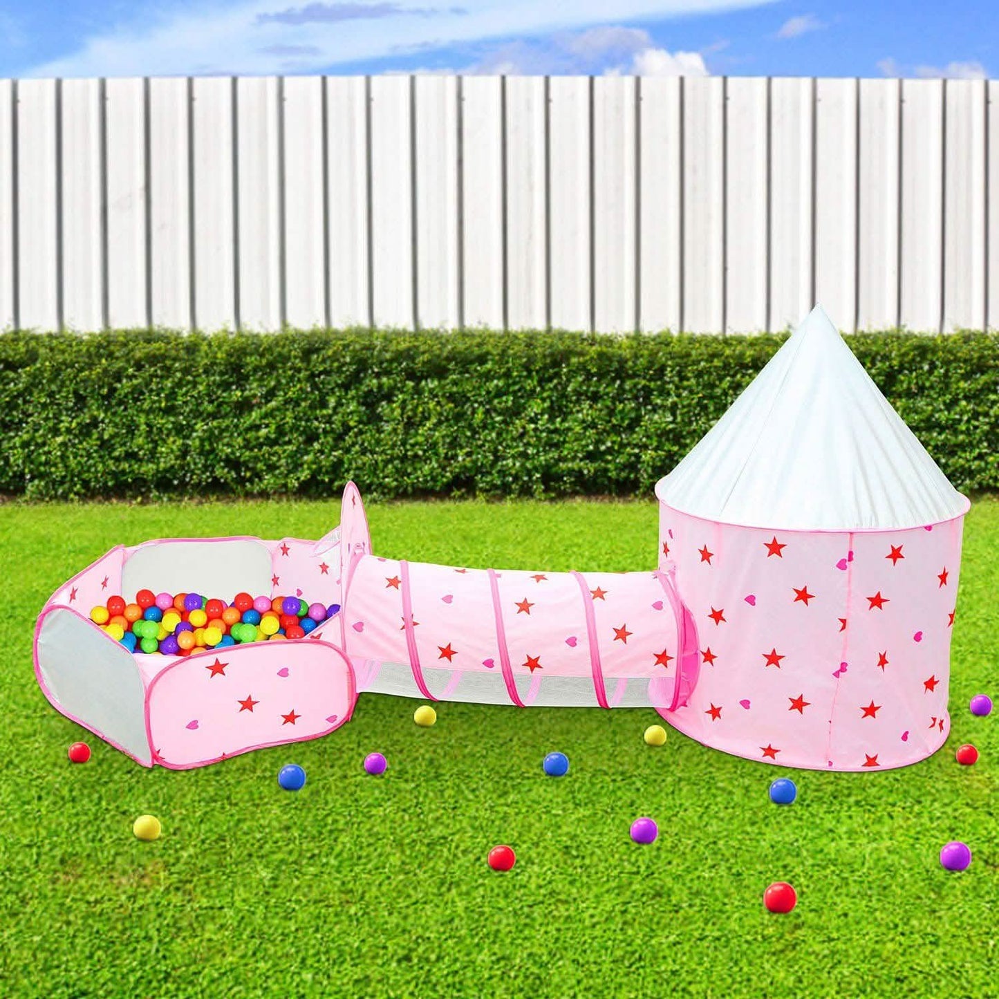 3-in-1 Kids Play Tent Ball Pit Set DailySale