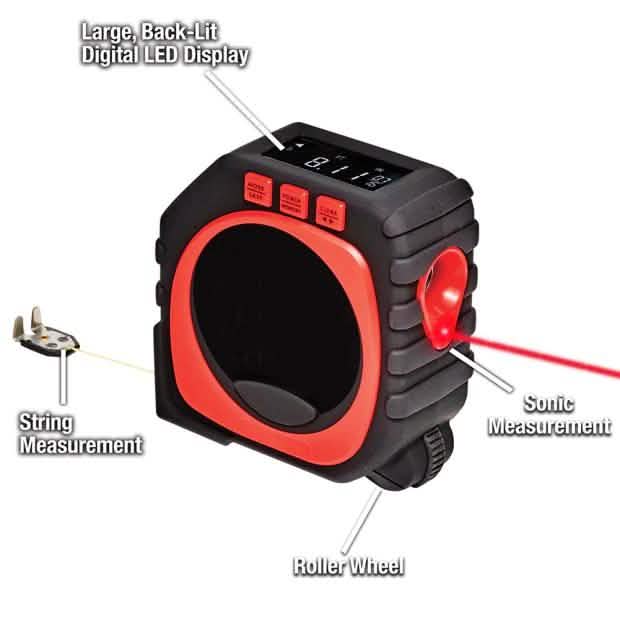 3-in-1 Laser Digital Tape Professional Measuring Tool DailySale