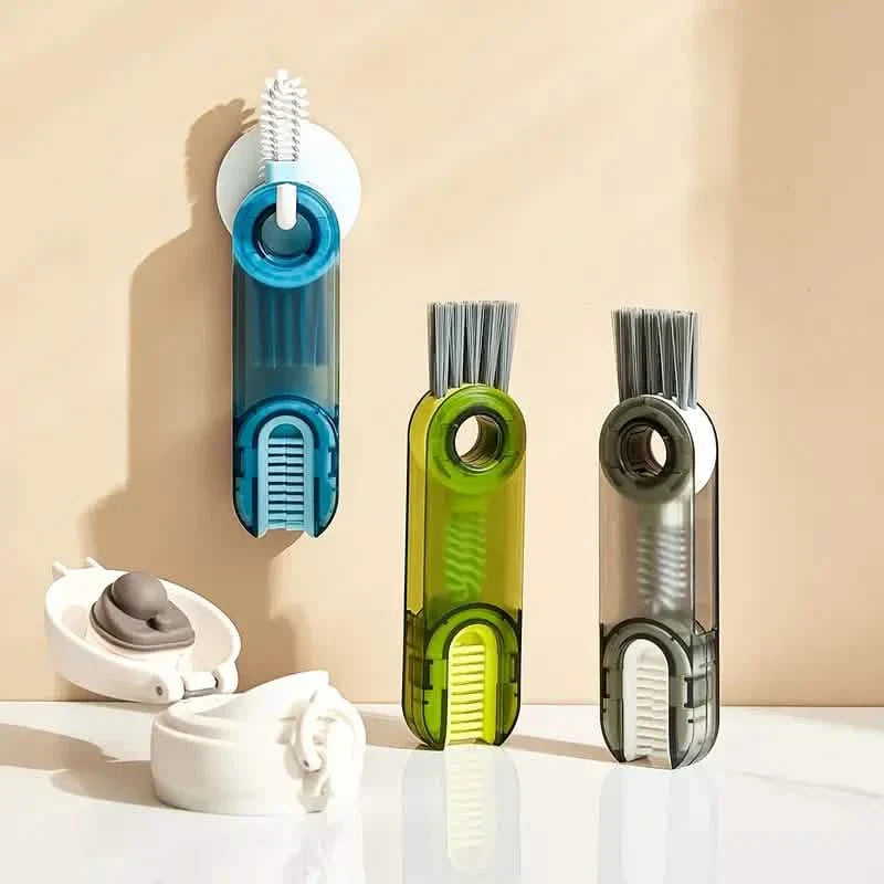3-Pack: 3-in-1 Tiny Bottle Cup Lid Detail Brush DailySale