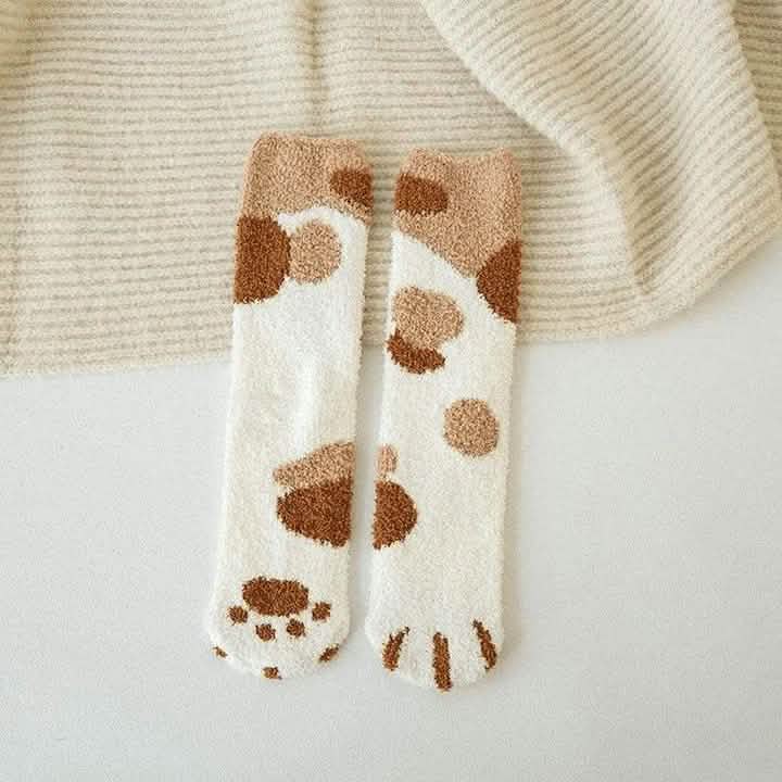3-Pack: Autumn and Winter Cat Claws Socks DailySale