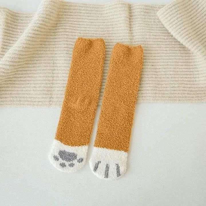 3-Pack: Autumn and Winter Cat Claws Socks DailySale
