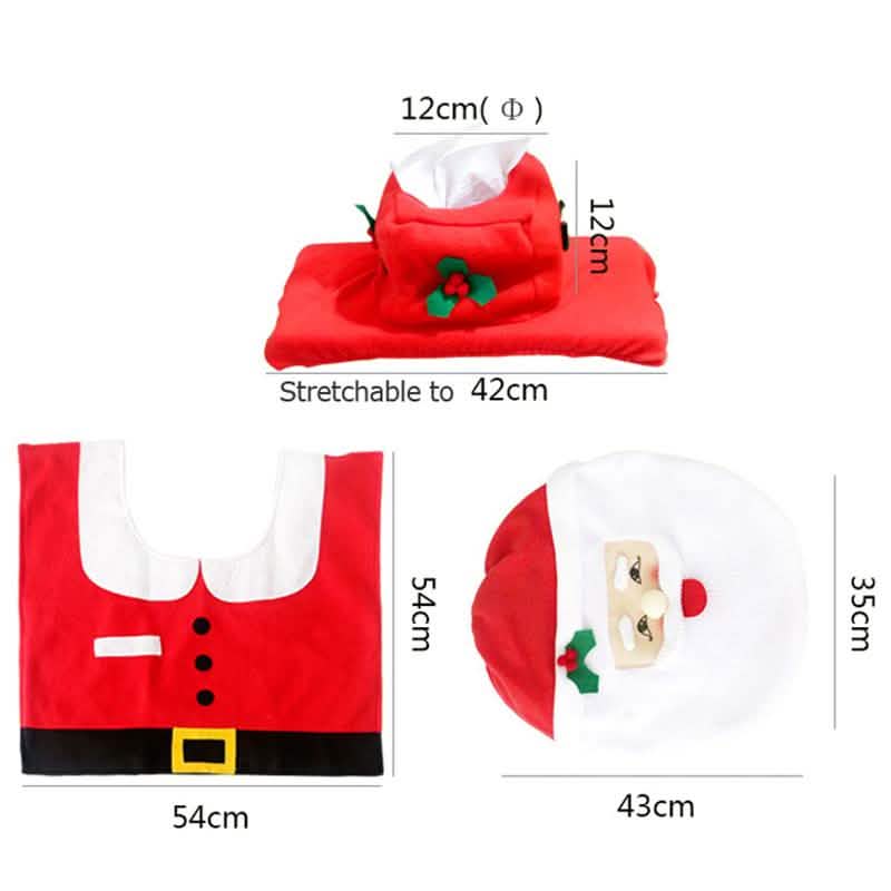 3-Pack: Christmas Fancy Christmas Home Bathroom Decor Set DailySale