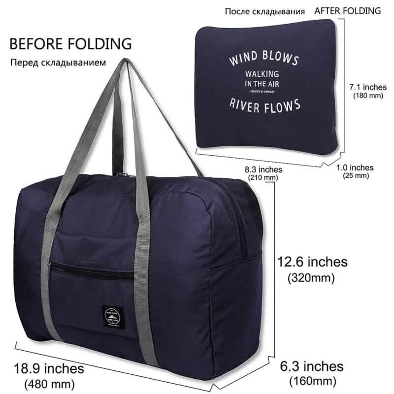 3-Pack: Compact & Stylish Foldable Travel Storage Bag DailySale
