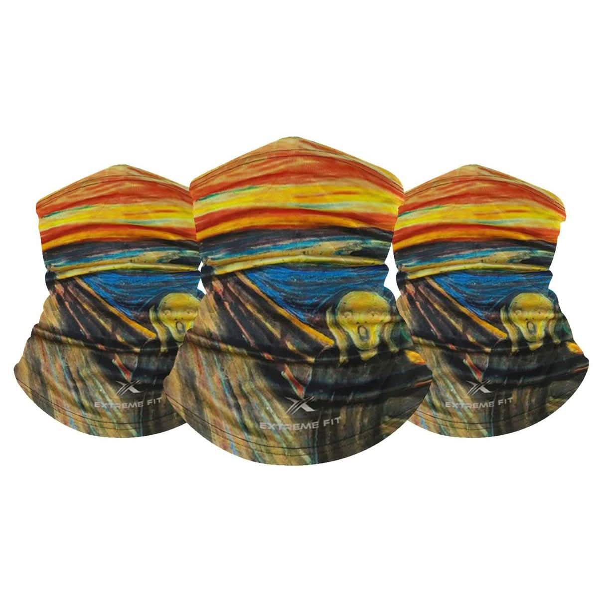 3-Pack: Famous Painting Neck Gaiter Bandana Multifunctional Scarves DailySale
