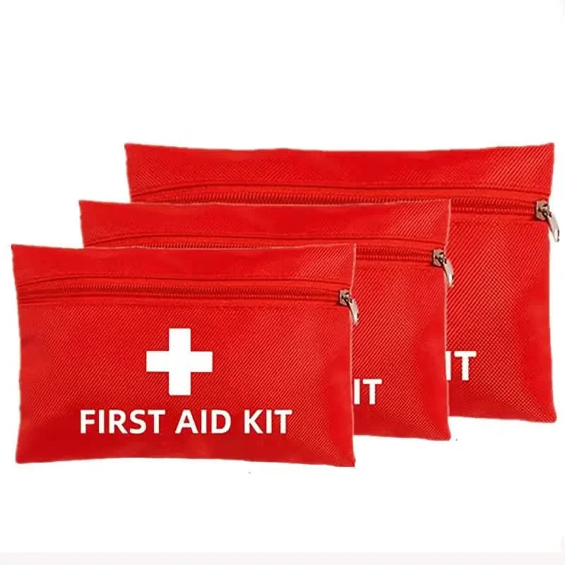 3-Pack: First Aid Kit Bags Nurse Red Medical Tools Bag DailySale
