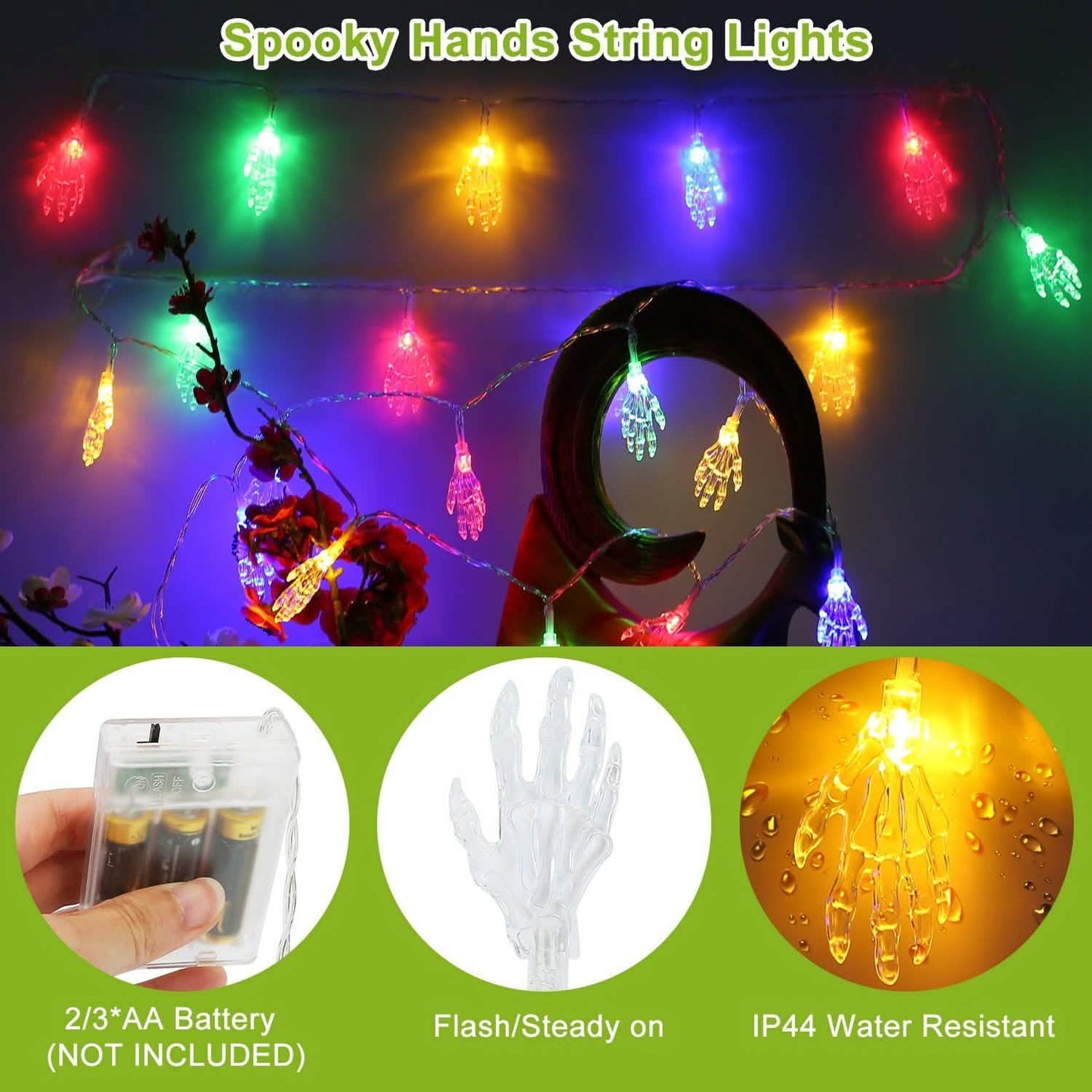 3-Pack: Halloween String Light Decorations DailySale