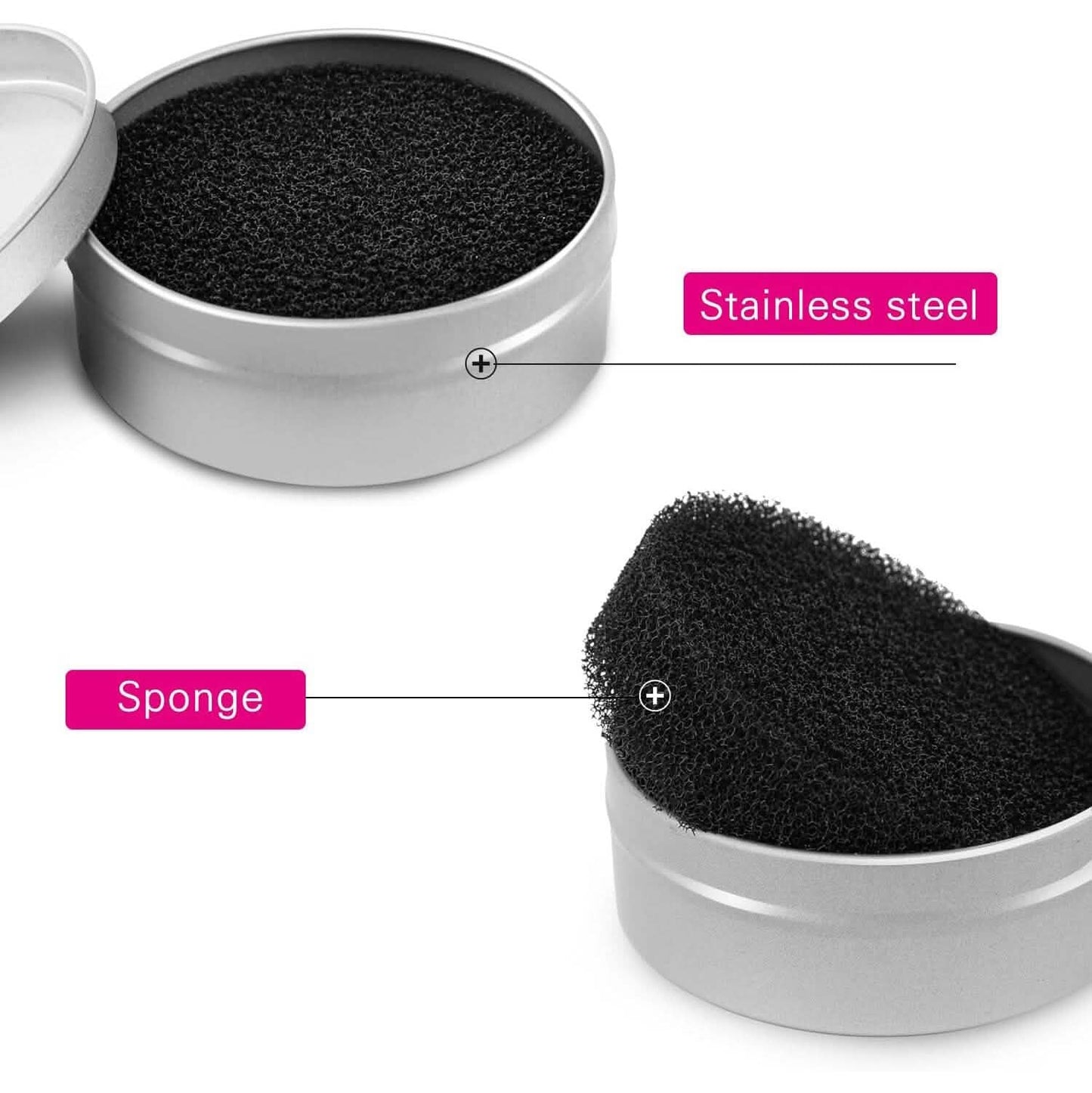 3-Pack: Luxspire Makeup Brush Cleaner Quick Wash Sponge Remover Color DailySale