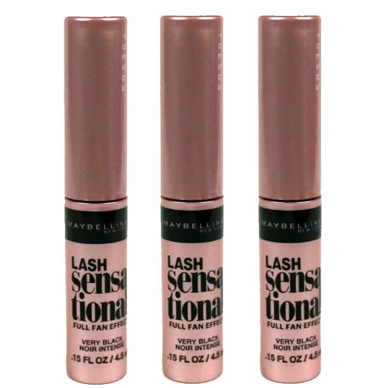 3-Pack: Maybelline Lash Sensational Intense Mini Mascara DailySale