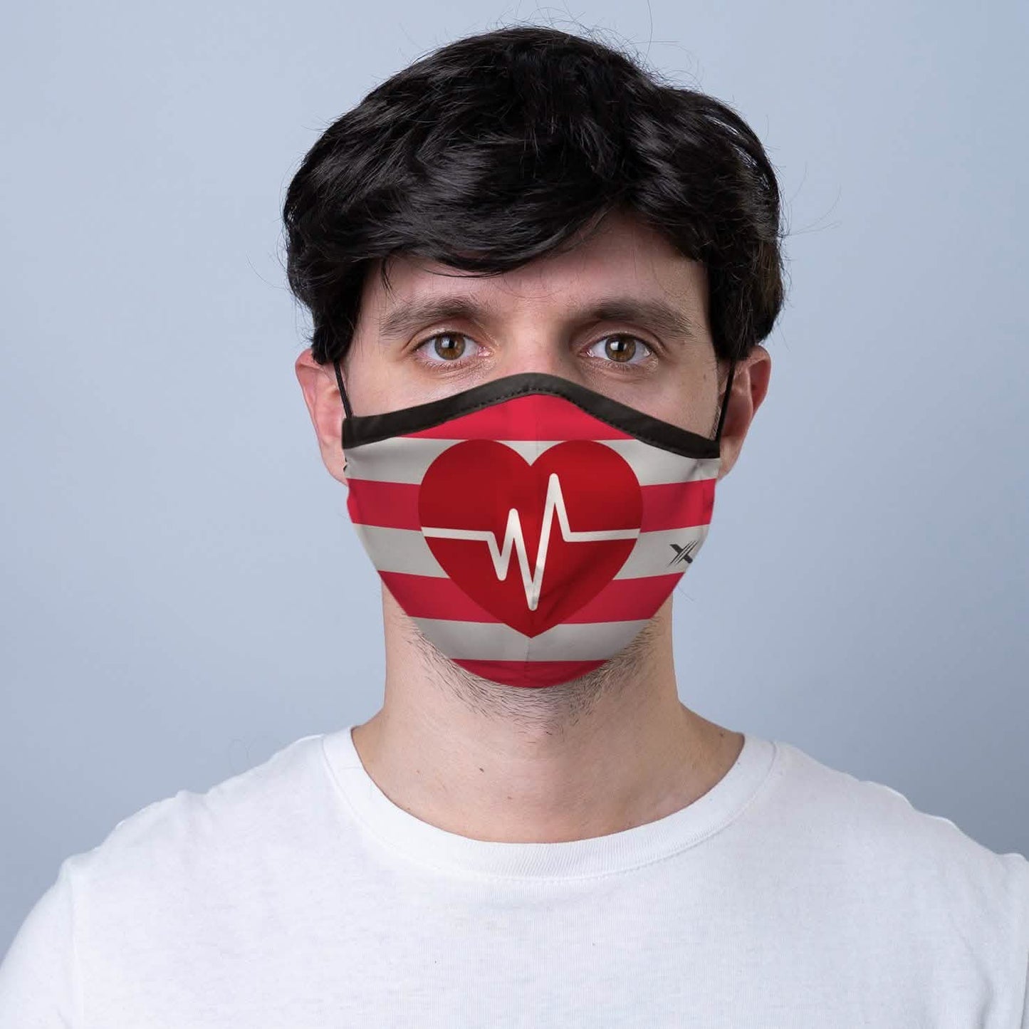 3-Pack: Medical Prints Nurse Inspired Double Layer Reusable Face Mask With Adjustable Loop DailySale