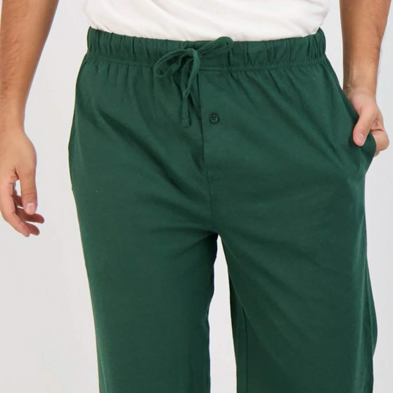 3-Pack: Men's Cotton Lounge Pajama Pants with Pockets DailySale