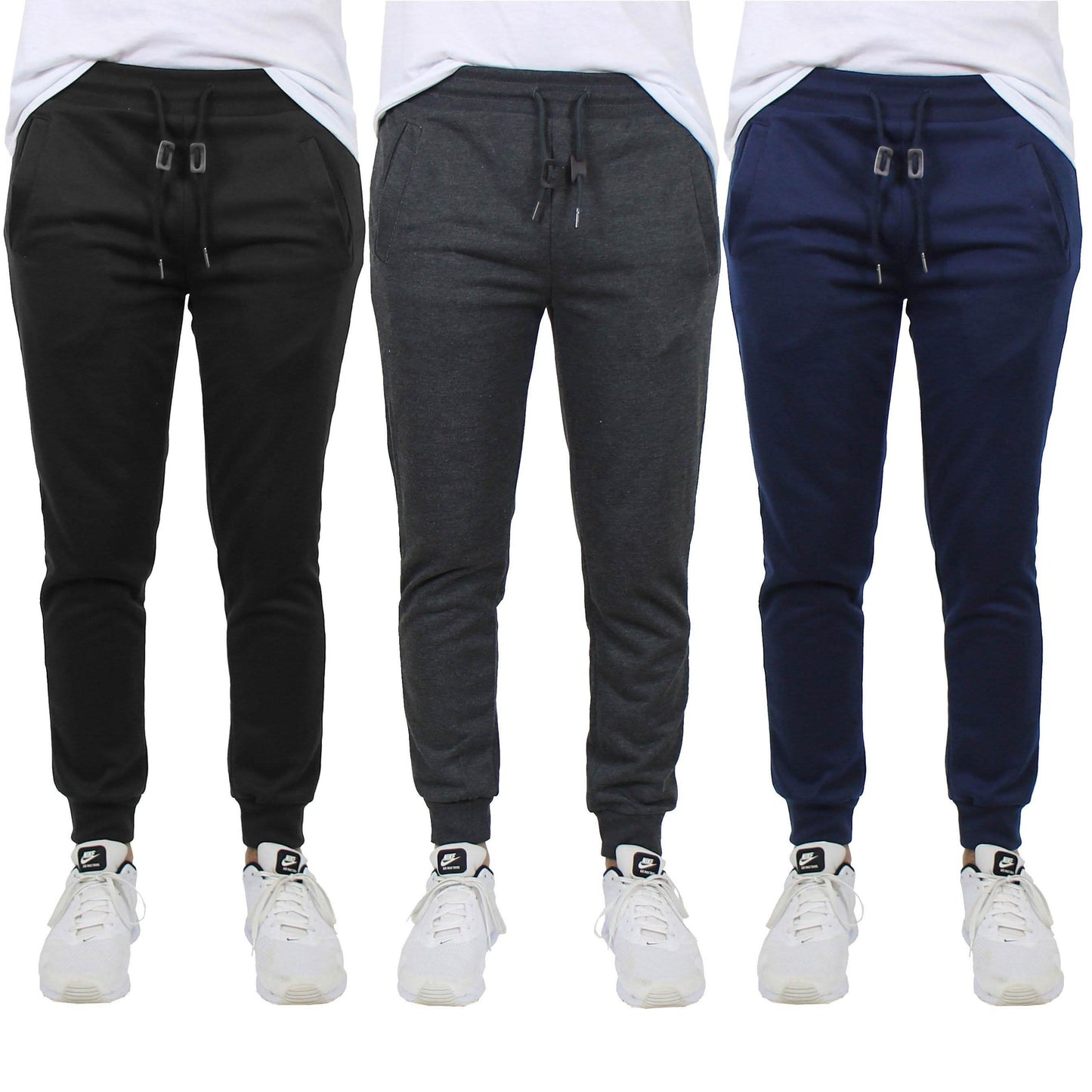 3-Pack: Men's French Terry Slim-Fit Jogger DailySale