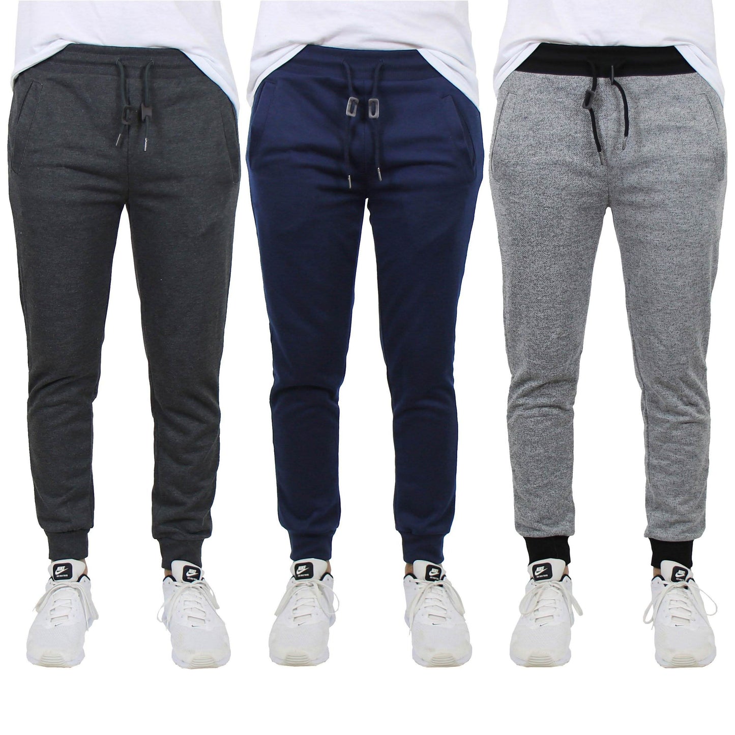 3-Pack: Men's French Terry Slim-Fit Jogger DailySale