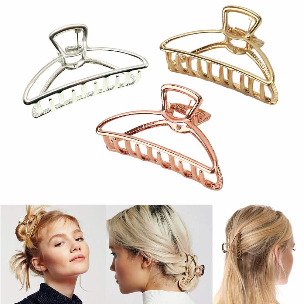 3-Pack: Metal Hair Clips DailySale