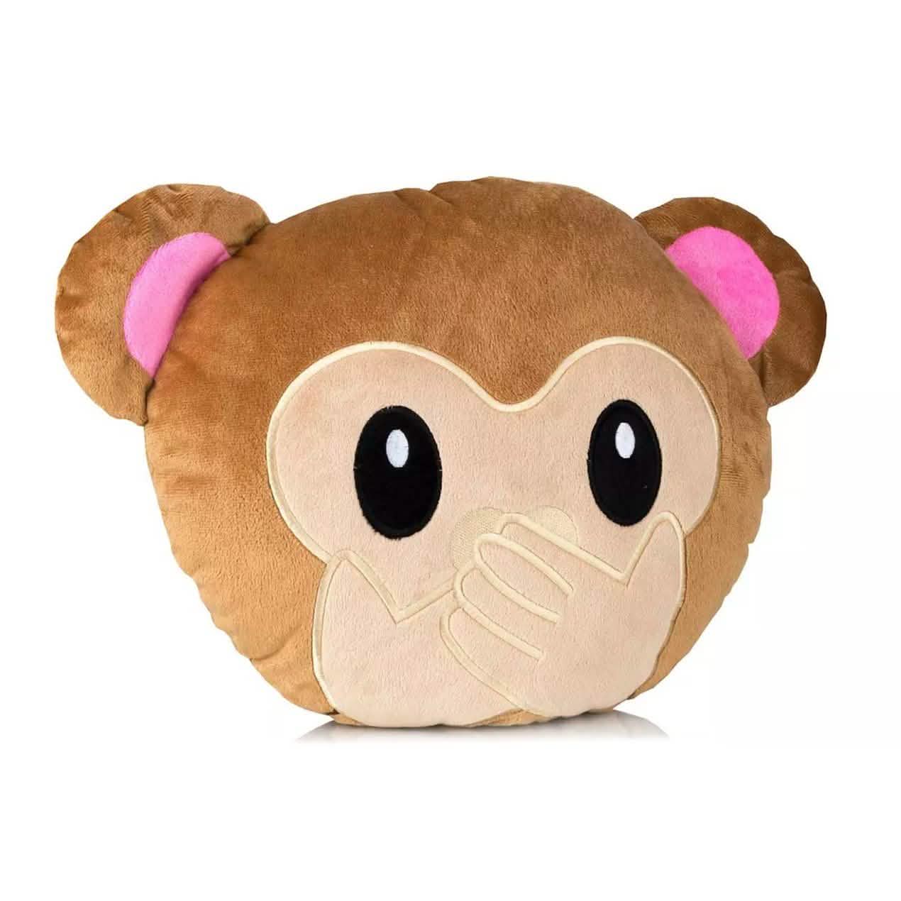 3-Pack: Monkey Emoji Pillows DailySale