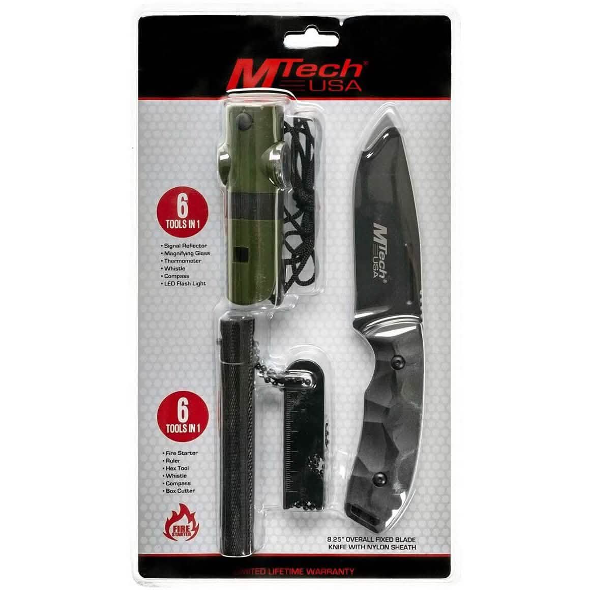 3-Pack: Mtech USA Tactical Survival Kit MT-PR-009 DailySale
