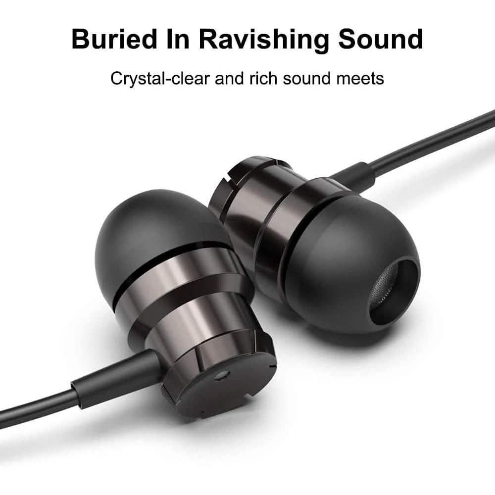 3-Pack: Noise Isolating Tangle Free In-Ear Headphones with Microphone DailySale