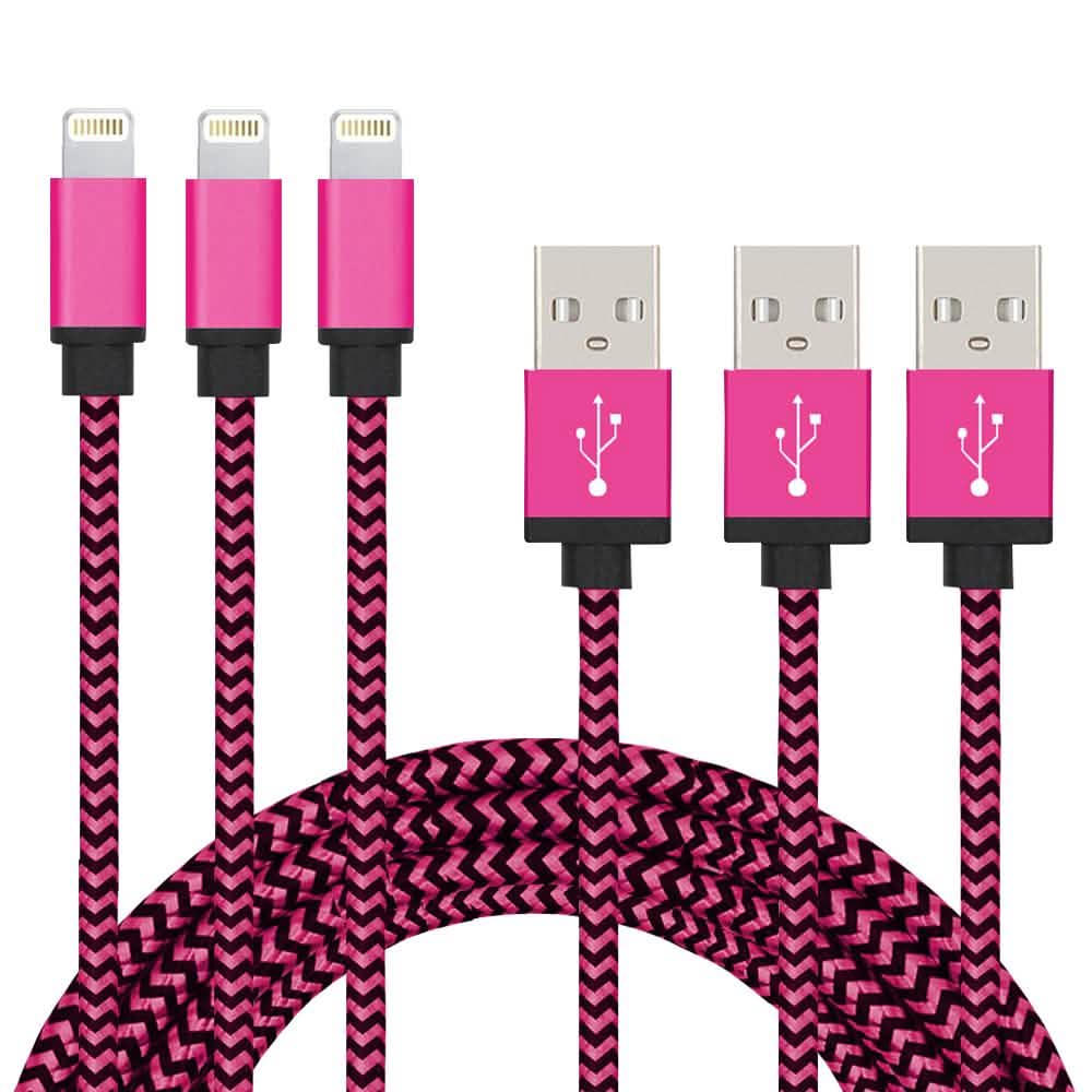 3-Pack: Nylon Braided Cables DailySale