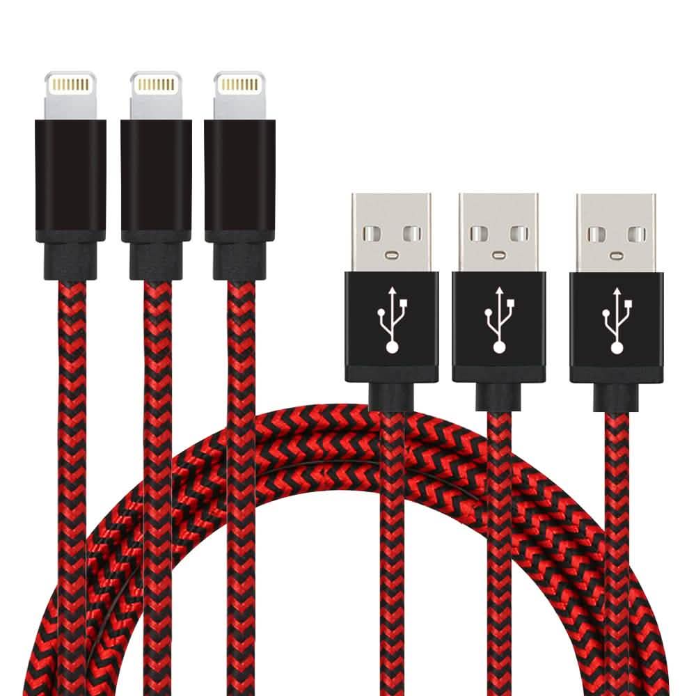 3-Pack: Nylon Braided Cables DailySale
