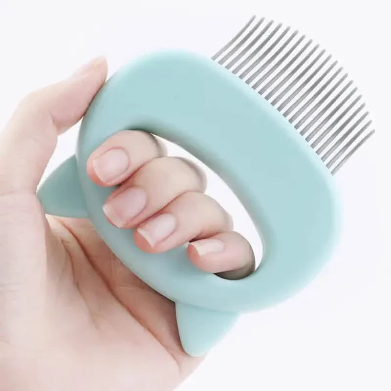 3-Pack: Pet Deshedding Brush Grooming and Shedding Matted Fur Remover Massage Dematting Tool DailySale
