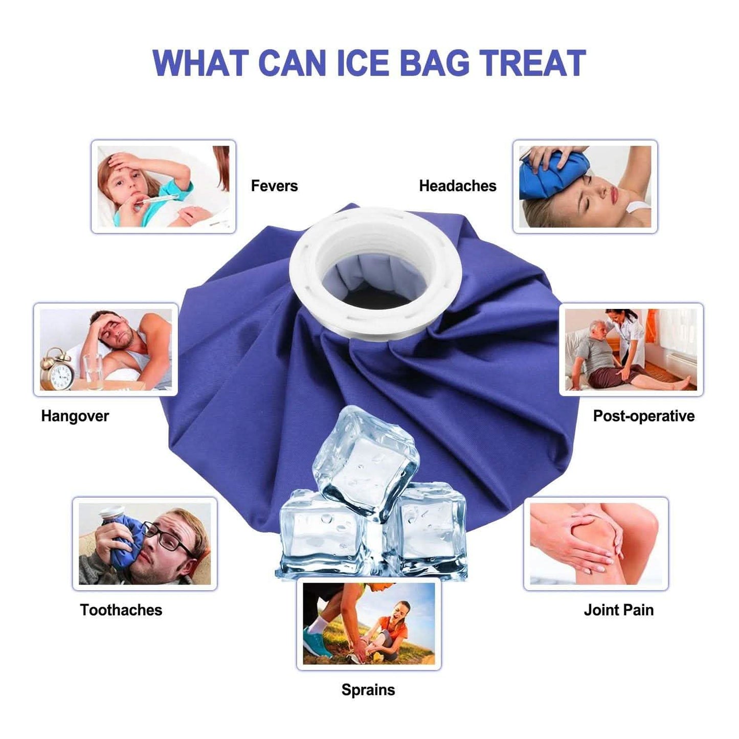 3-Pack: Reusable Ice Bag Pain Relief Heat Pack Sports Injury First Aid DailySale
