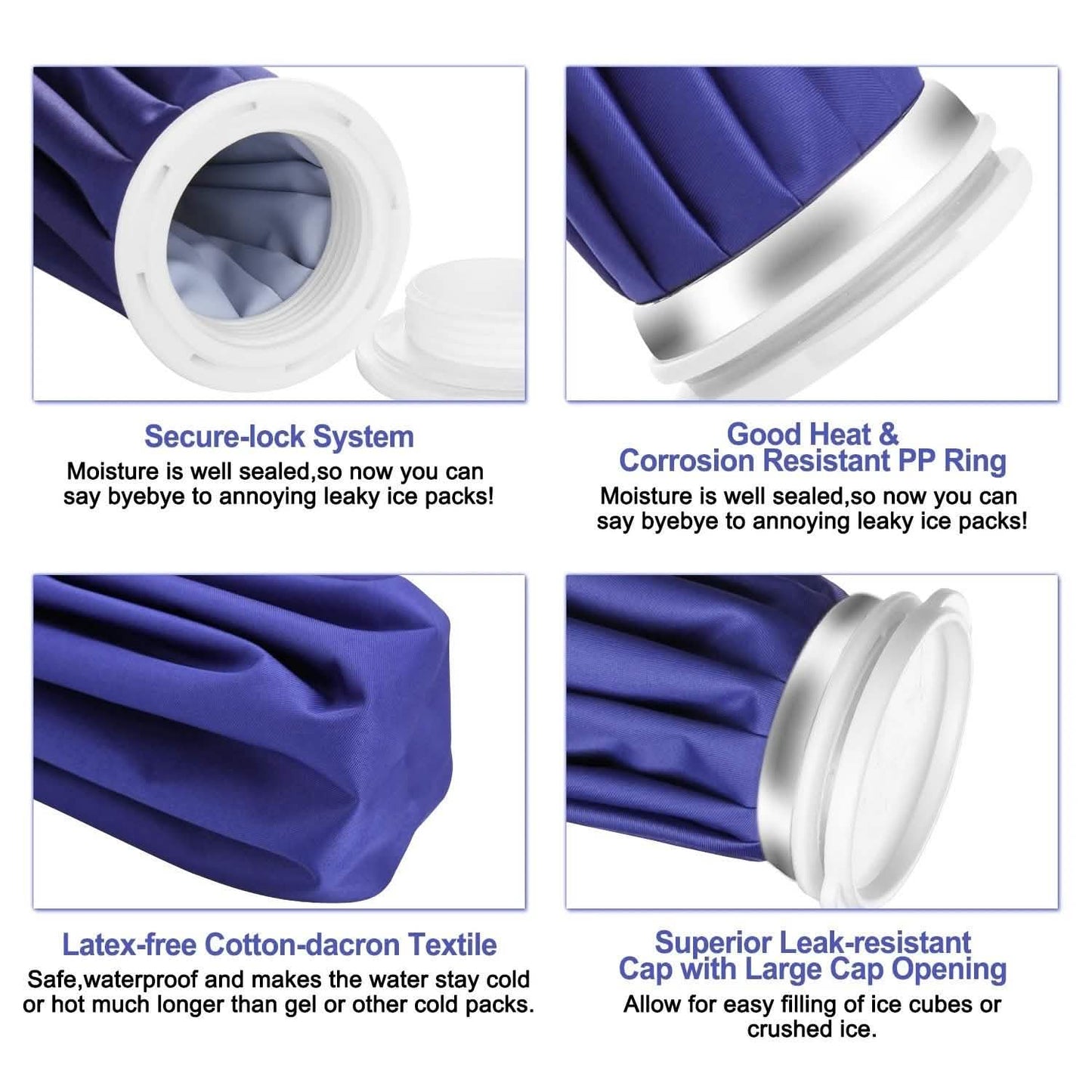 3-Pack: Reusable Ice Bag Pain Relief Heat Pack Sports Injury First Aid DailySale