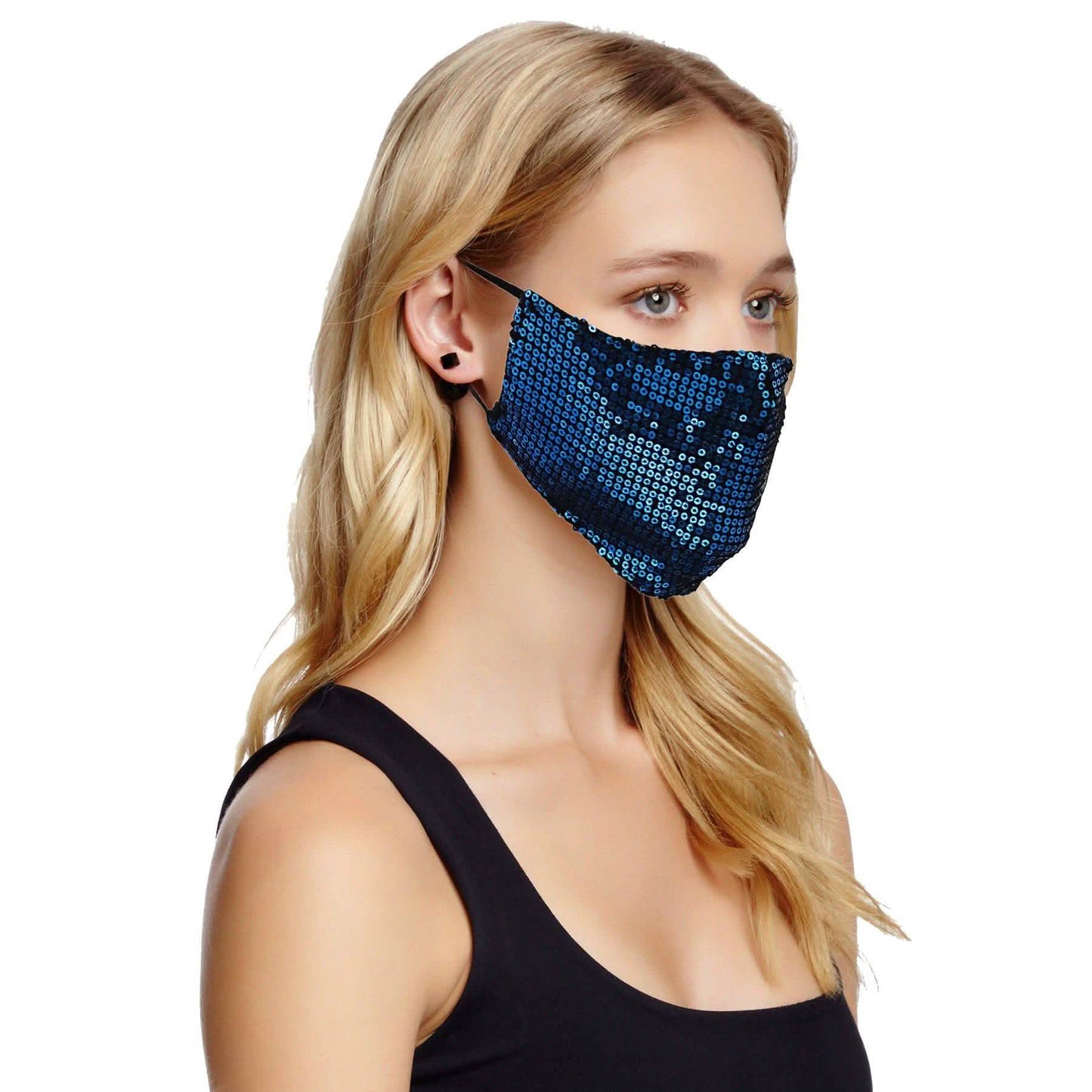 3-Pack: Reusable Washable Fitted Sequin Mask DailySale