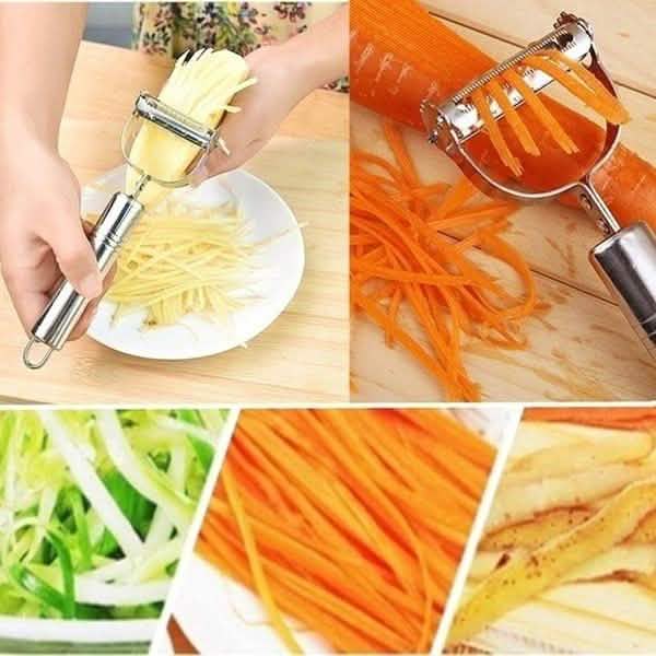 3-Pack: Stainless Steel Potato Cucumber Carrot Grater DailySale