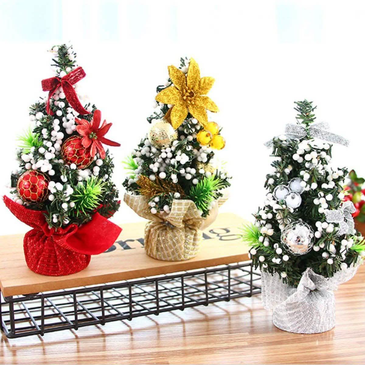 3-Pack: Tabletop Mini Christmas Tree DailySale