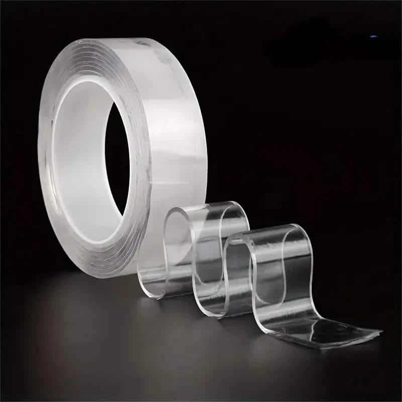 3-Pack: Transparent Adhesive Tape - Reusable, Washable, and No-Residue Nano Gel Strips DailySale