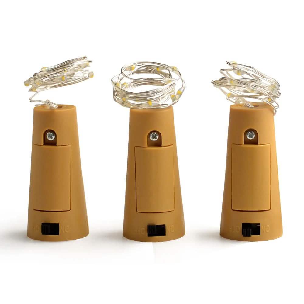 3-Pack: Wine Bottle Cork Copper LED Light Strips Rope Lamp Kit DIY Colorful DailySale