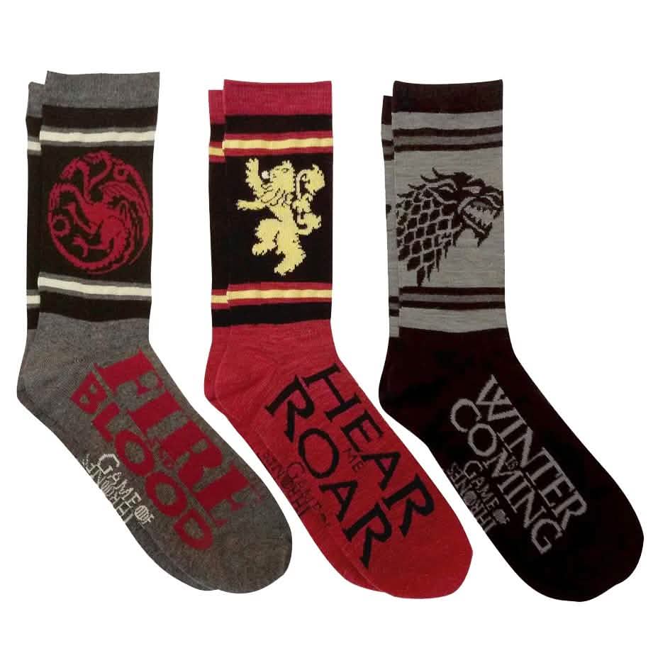 3-Pair: Game of Thrones Houses Box and Targaryen Box DailySale