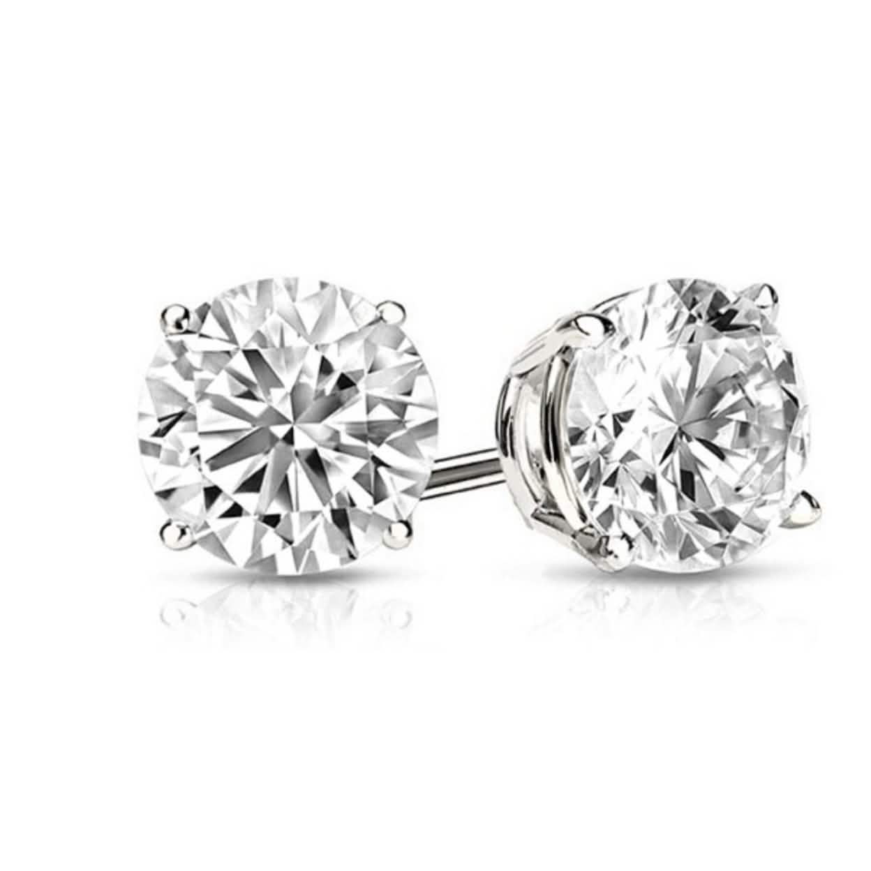 3-Pair Set: Sterling Silver Swarovski Elements Crystal Studs DailySale