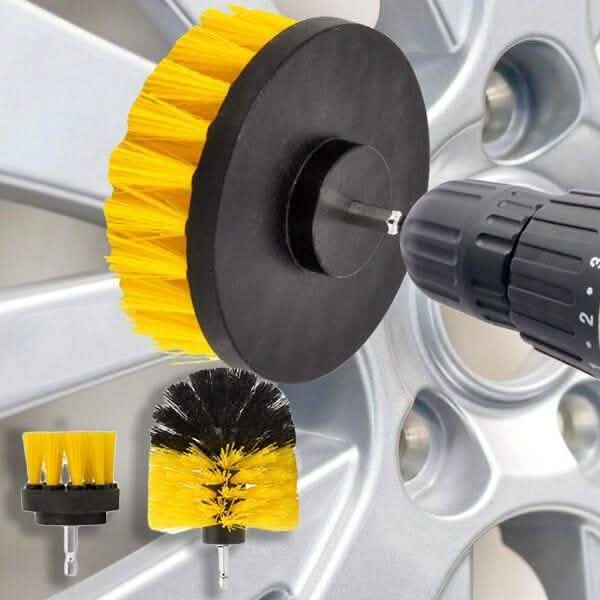 3-Piece: All Purpose Power Scrubber Drill Cleaning Brush Kit DailySale