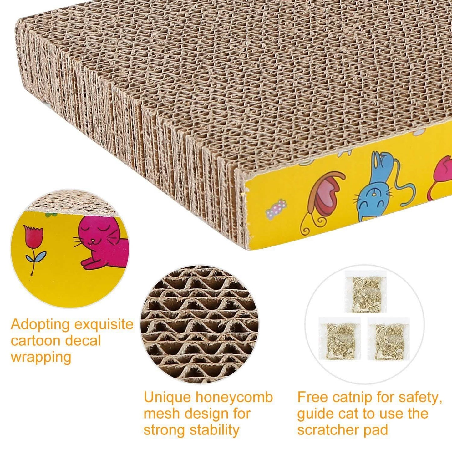 3-Piece: Cat Scratcher Pads DailySale
