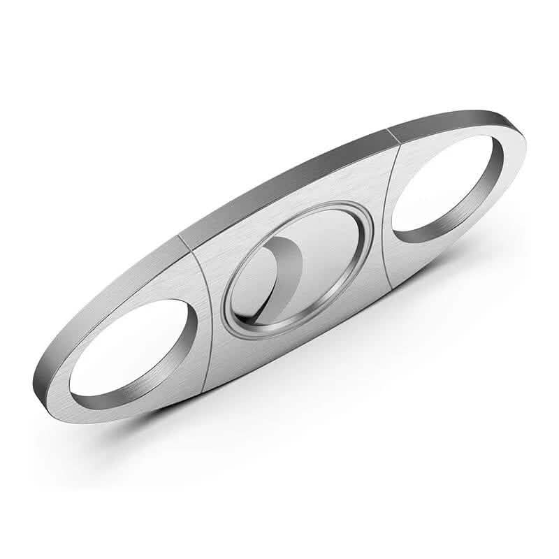 3-Piece Set: Cigar-Holding Whiskey Glasses with Cigar Cutter DailySale