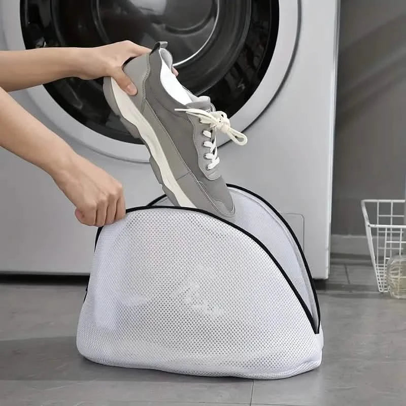3-Piece Set: Mesh Shoe Laundry Bags with Zip Closure DailySale