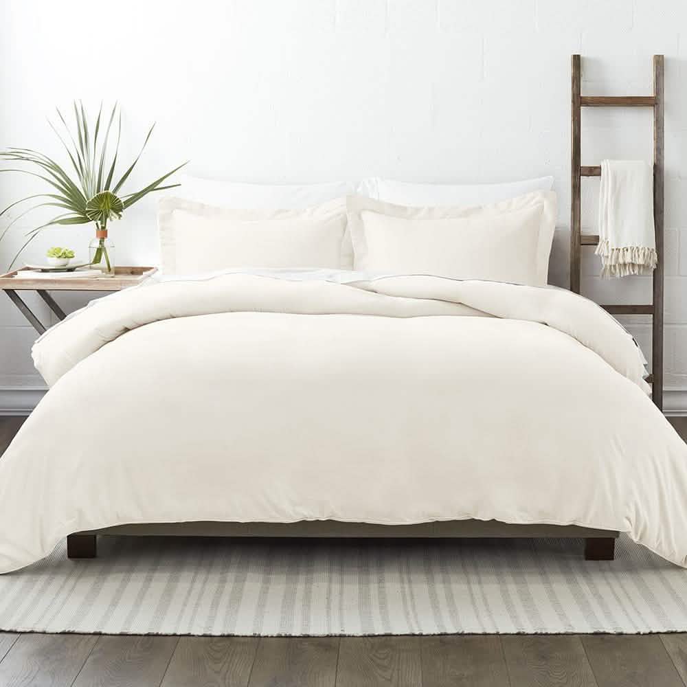 3-Piece: Solid Duvet Cover Set DailySale