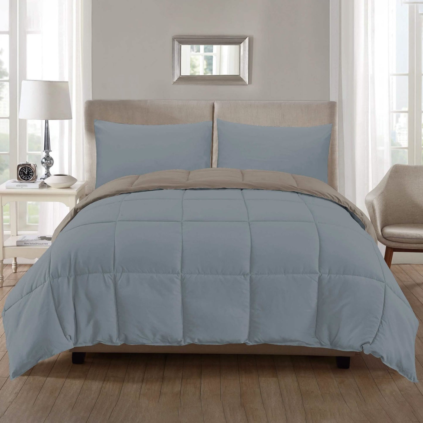 3-Piece: Ultra Soft Premium Down Alternative Reversible Comforter All Season DailySale