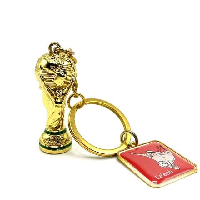 3-Pieces: Keychain Small Pendant Mascot Emblem 2022 Qatar World Cup DailySale