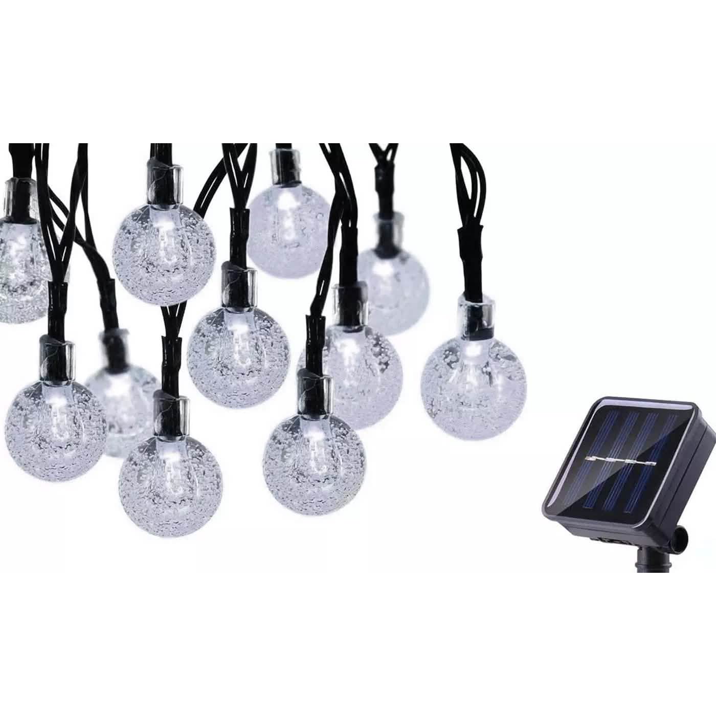 30 LED Solar String Ball Lights Outdoor Waterproof Garden Decor DailySale