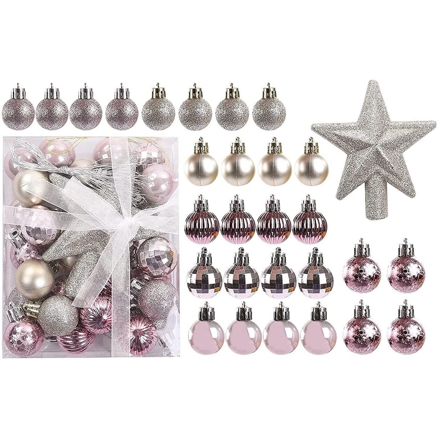 30-Piece: Christmas Balls Ornaments for Xmas Tree DailySale