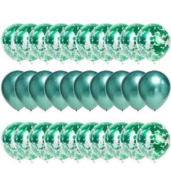 30-Pieces: Colorful Paper Latex Balloon Party Supplies DailySale